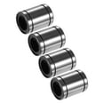 thumbnail image 1 of Unique Bargains 4 Pcs LM20UU 20mm IDx32mm ODx42mm Length Linear Ball Bearings Silver Tone, 1 of 6