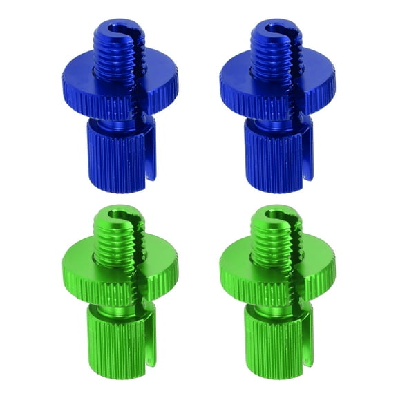 Unique Bargains 4 Pcs M10 Motorcycle Clutch Brake Cable Adjuster Screw Aluminum Alloy Brake Clutch Line Adjusting Bolt for Motorbike Scooter Dirt Bike Blue Green