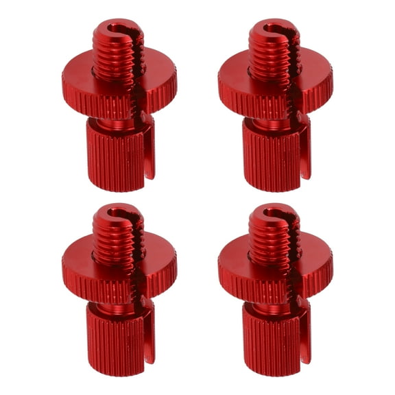 Unique Bargains 4 Pcs M10 Motorcycle Clutch Brake Cable Adjuster Screw Aluminum Alloy Brake Clutch Line Adjusting Bolt for Motorbike Scooter Dirt Bike Red
