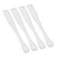thumbnail image 1 of Unique Bargains 4 Pcs Makeup Spatula Mini Spoon for Facial Cosmetic Face Cream Zinc Alloy 2.36"x0.28" Silver Tone, 1 of 7