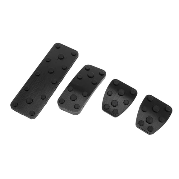 Unique Bargains 4 Pcs Manual Transmission Foot Pedal Pads Foot Accelerator Pedal Covers for Subaru Forester 2003-2005 Stainless Steel Black
