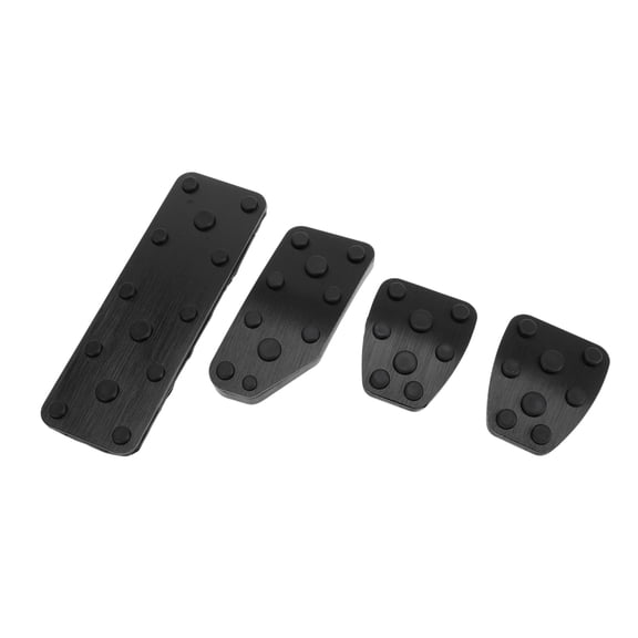 Unique Bargains 4 Pcs Manual Transmission Foot Pedal Pads Foot Accelerator Pedal Covers for Subaru XV 2018-2021 Stainless Steel Black