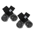 thumbnail image 1 of Unique Bargains 4 Pcs Non-Slip Multi-Use Dog Socks with Reflective Tapes Gray XL, 1 of 7