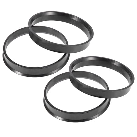 Unique Bargains 4 Pcs Plastic 60.1mm to 64.1mm Car Hub Centric Rings
