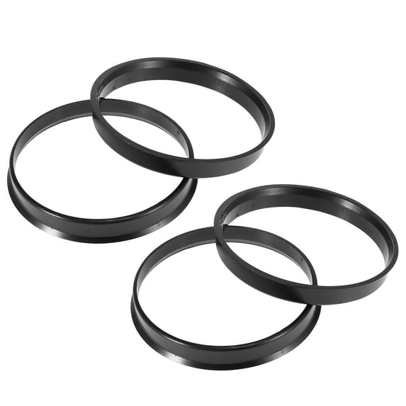 Unique Bargains 4 Pcs Plastic 70.3mm to 74.1mm Car Hub Centric Rings