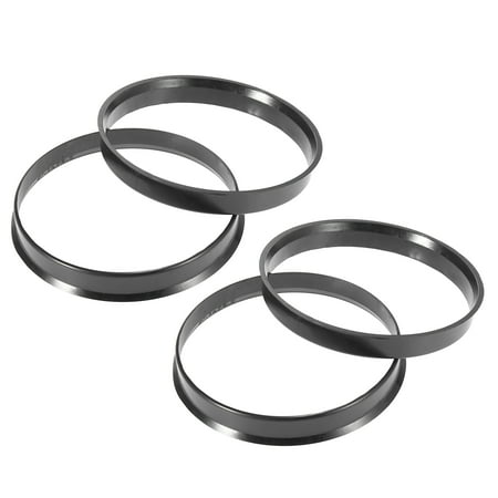 Unique Bargains 4 Pcs Plastic 70.6mm to 73.1mm Car Hub Centric Rings