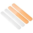 thumbnail image 1 of Unique Bargains 4 Pcs Plastic Lightweight Traveling Toothbrush Holders Case for Travel Business 7.48"x1.06" White Orange, 1 of 7
