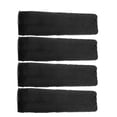 thumbnail image 1 of Unique Bargains 4 Pcs Plush Car Seat Belt Protector Pads Shoulder Strap Seatbelt Soft Comfort Covers Black Black, 1 of 7