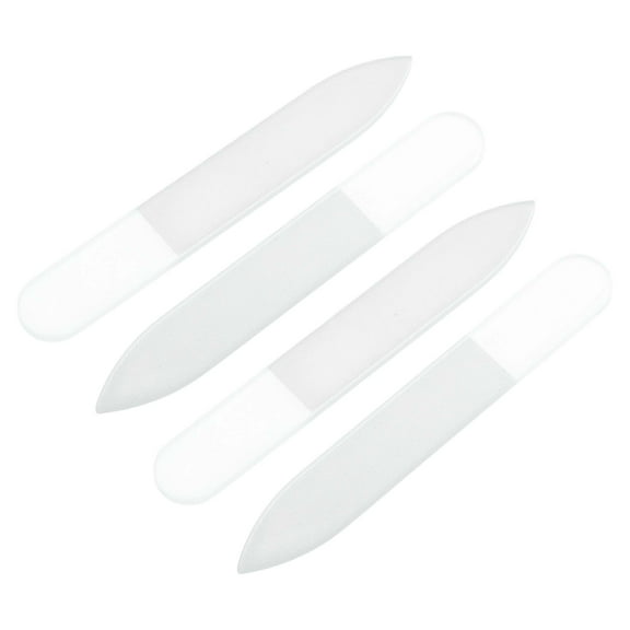 Unique Bargains 4 Pcs Pointed Multifunctional Nail File Manicure Tool Clear