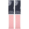 thumbnail image 1 of Unique Bargains 4 Pcs Pure Cotton Hand Towel, Kitchen Blue/Pink 14" x 30"/13" x 29", 1 of 3