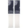 thumbnail image 1 of Unique Bargains 4 Pcs Pure Cotton Hand Towel, Kitchen Blue/White 14" x 30"/13" x 29", 1 of 3