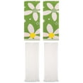 thumbnail image 1 of Unique Bargains 4 Pcs Pure Cotton Soft Hand Towel Set 13 x 29 Inch Green/White, 1 of 5