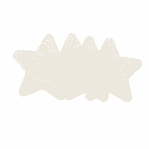 Unique Bargains 4 Pcs Self-Adhesive Five-pointed Star Durable Nylon Repair Patches 1.57"x1.57" White