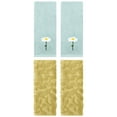 thumbnail image 1 of Unique Bargains 4 Pcs Soft Cotton Hand Towels Blue/Yellow 13" x 30"/14" x 30", 1 of 5