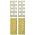 thumbnail image 1 of Unique Bargains 4 Pcs Soft Cotton Hand Towels Green/Yellow 13" x 29"/14" x 30", 1 of 5