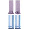 thumbnail image 1 of Unique Bargains 4 Pcs Soft Cotton Hand Towels Purple/Blue 14" x 30"/13" x 29", 1 of 5