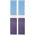 thumbnail image 1 of Unique Bargains 4 Pcs Soft Hand Towel Set Dark Purple/Blue 13" x 30"/13" x 29", 1 of 5
