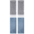 thumbnail image 1 of Unique Bargains 4 Pcs Soft Hand Towel Set Light Steel Blue/Grey 13" x 30"/13" x 29", 1 of 5