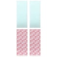 thumbnail image 1 of Unique Bargains 4 Pcs Soft Waffle Design Hand Towel Light Cyan/Pink 13" x 30"/13" x 28", 1 of 5