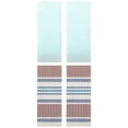 thumbnail image 1 of Unique Bargains 4 Pcs Soft Waffle Hand Towel Light Cyan/Blue Brown 13" x 30"/13" x 29", 1 of 5