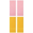 thumbnail image 1 of Unique Bargains 4 Pcs Solid Soft Bathroom Hand Towel Yellow/Pink 13" x 30"/14" x 30", 1 of 8