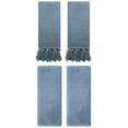 thumbnail image 1 of Unique Bargains 4 Pcs Solid Soft Hand Towels Blue/Light Steel Blue 14" x 30"/13" x 30", 1 of 5
