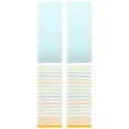 thumbnail image 1 of Unique Bargains 4 Pcs Solid Waffle Hand Towels Light Cyan/Yellow 13" x 30"/13" x 27", 1 of 5