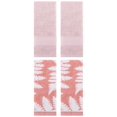 thumbnail image 1 of Unique Bargains 4 Pcs Striped Cotton Soft Hand Light Pink/Pink 14" x 30"/13" x 29", 1 of 5