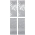 thumbnail image 1 of Unique Bargains 4 Pcs Striped Hand Towel 14" x 30" Light Grey/Grey, 1 of 5