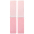 thumbnail image 1 of Unique Bargains 4 Pcs Striped Quick Drying Non-Linting Hand Towel 14" x 30" Pink, 1 of 8