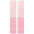 thumbnail image 1 of Unique Bargains 4 Pcs Striped Quick Drying Non-Linting Hand Towel Pink, 1 of 8