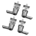 thumbnail image 1 of Unique Bargains 4 Pcs Theft Deterrent System Lock Fastener Bolt Nut for Harley Davidson Road King Police Silver Tone, 1 of 7