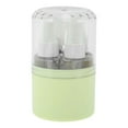 thumbnail image 1 of Unique Bargains 4 Pcs Travel Container Set Portable Travel Bottles Set Green, 1 of 6