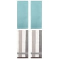 thumbnail image 1 of Unique Bargains 4 Pcs Waffle Hand Towels Light Blue/Grey 13" x 30"/13" x 29", 1 of 5