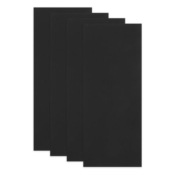 Unique Bargains 4 Pcs Waterproof Tent Self-Adhesive Repair Patches for Outdoors Polyester Fiber Nylon Black