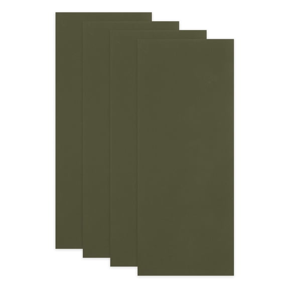 Unique Bargains 4 Pcs Waterproof Tent Self-Adhesive Repair Patches for Outdoors Polyester Fiber Nylon Dark Green