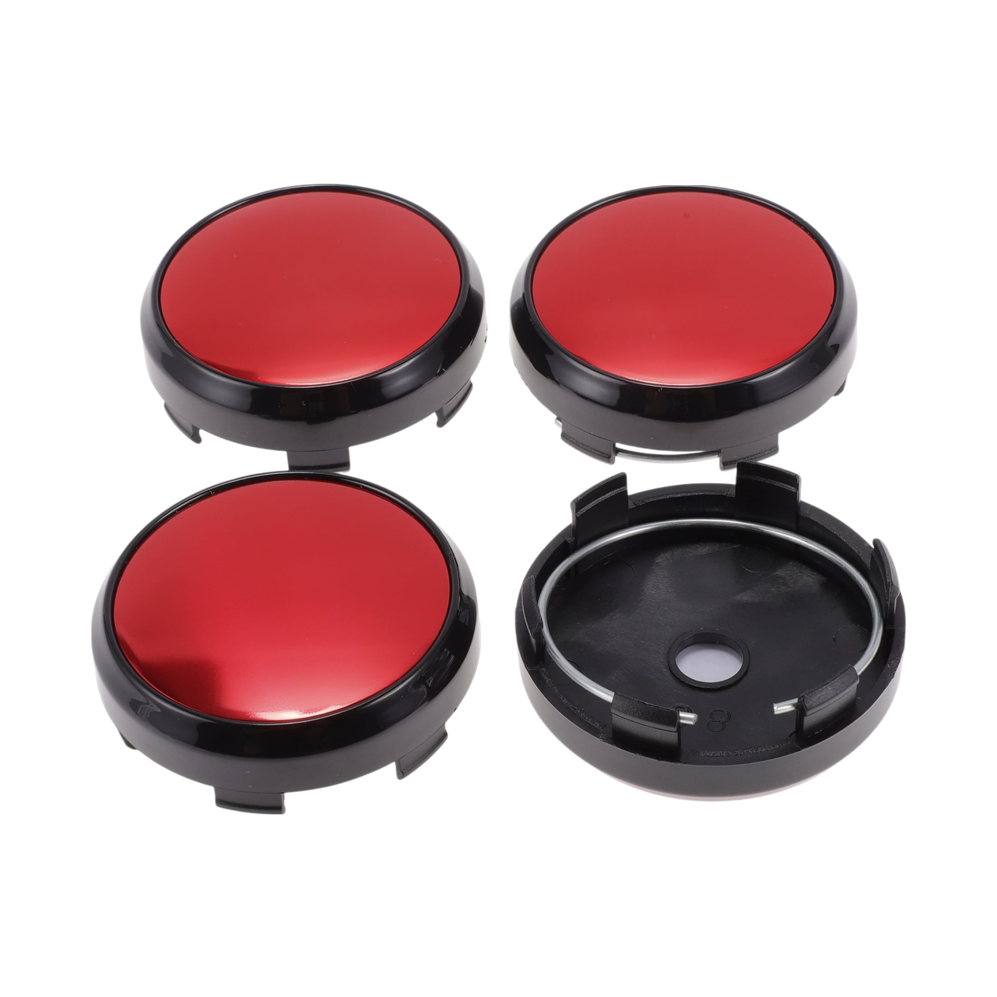 Unique Bargains 4 Pcs Wheel Center Caps Hub Caps Rim Center Caps 2.42 ...