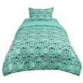 thumbnail image 1 of Unique Bargains 4-Piece Microfiber Kids Bed Comforter Set Twin, Alien Monster, 1 of 9
