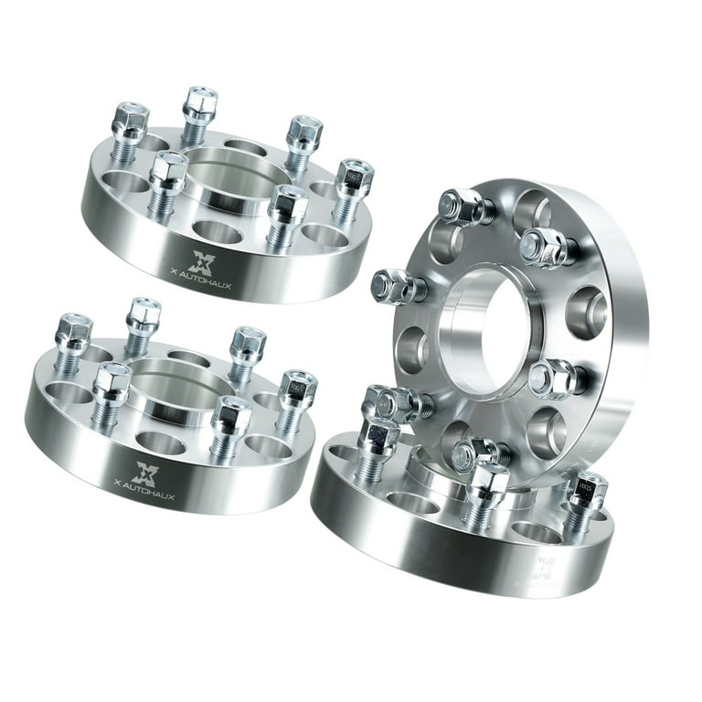 Unique Bargains 4 Pieces 6 Lug 6x5.5 1.25 Thickness Wheel Spacers Adapters  for Cadillac,Chevy 