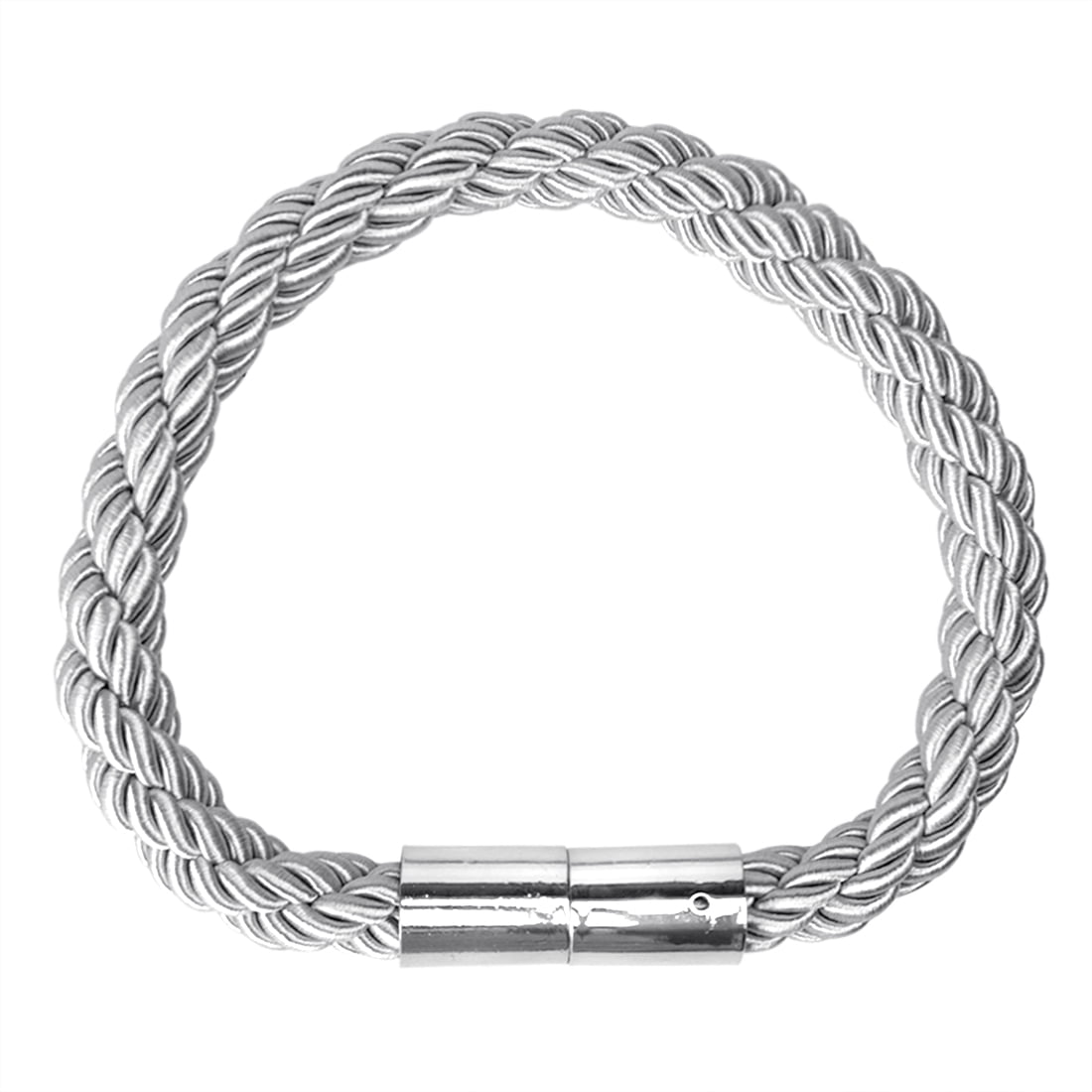Unique Bargains 4 Pieces Curtain Tiebacks 24" Holdbacks Rope Holdback Gray