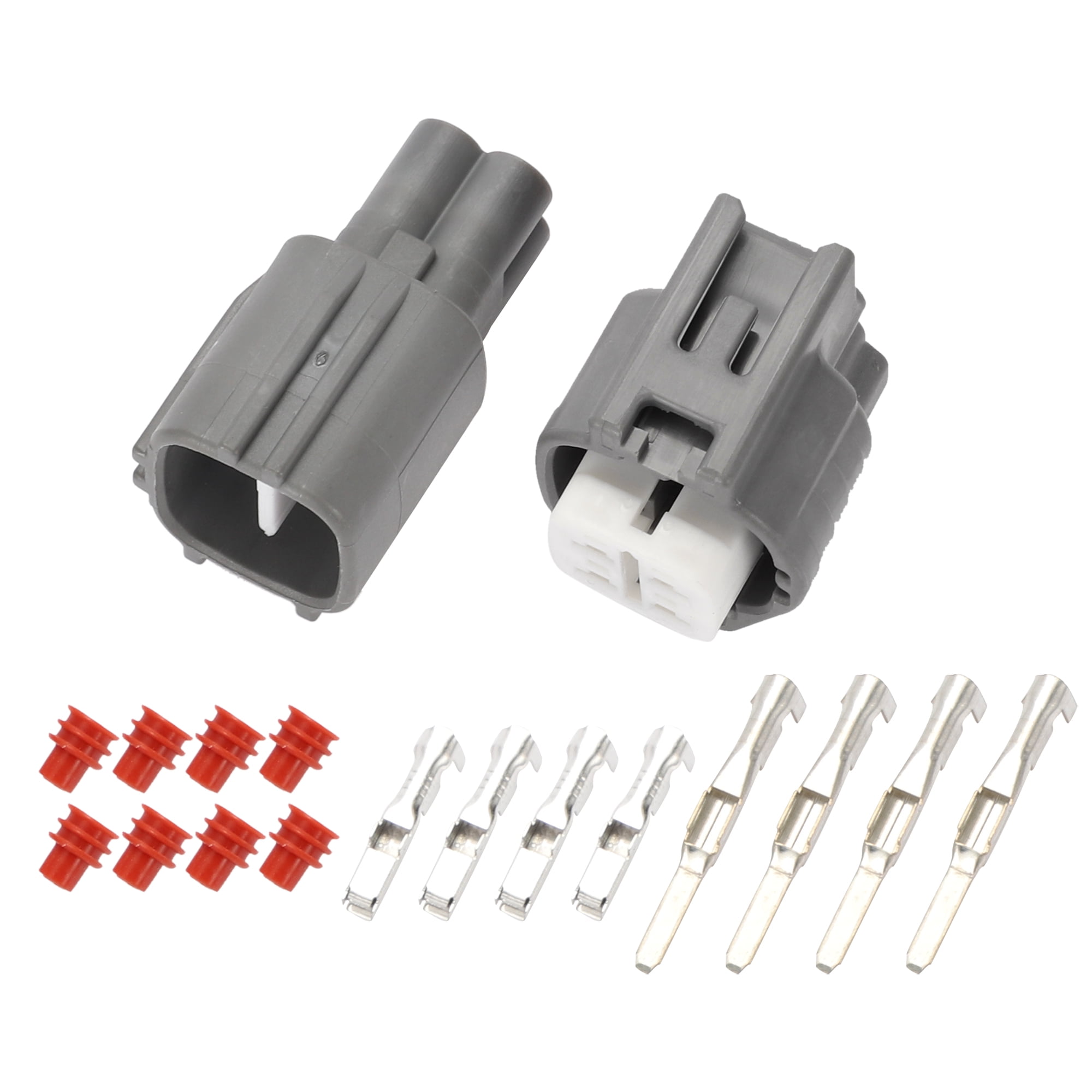 Unique Bargains 4 Pin O2 Oxygen Sensor Connector Plug Male Female Wire ...