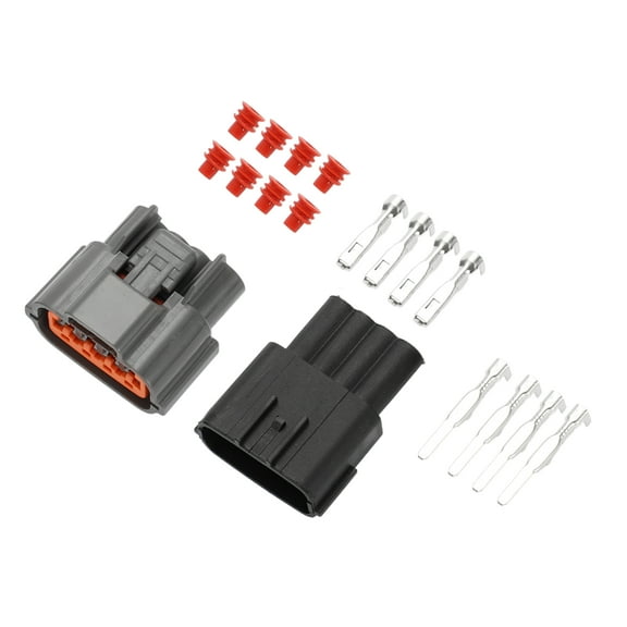 Unique Bargains 4 Pin Oxygen Pump Sensor Connector Plug Male Female Wire Terminal Connector for Nissan Teana 1 Set