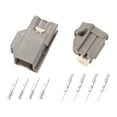 thumbnail image 1 of Unique Bargains 4 Pin Tail Lamp Fog Light Connector Plug Male Female Wire Terminal Connector for Ford Fusion Fiesta 1set, 1 of 6