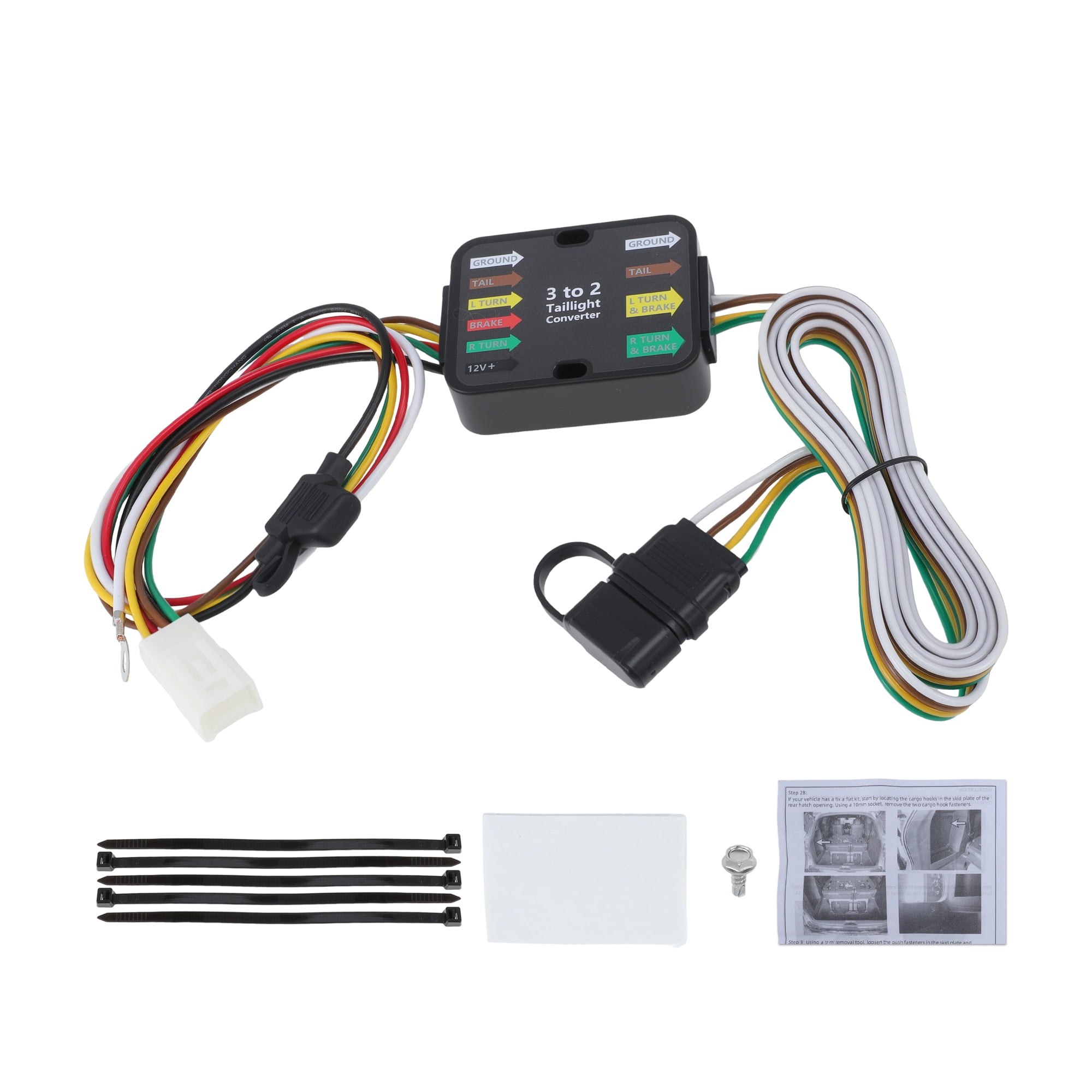Unique Bargains 4-Pin Trailer Wiring Harness for Toyota Sienna 2021 2022 2023 2024