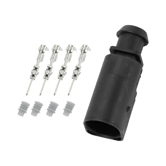 Unique Bargains 4 Pin Water Temperature Sensor Connector Plug Male Wire Terminal for Audi