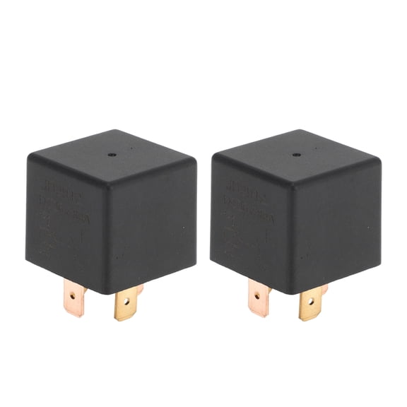 Unique Bargains 4 Pins 36V 80A Auto Relay Multi Purpose Waterproof Car Relay 2 Pcs Black