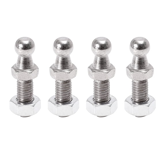 Unique Bargains 4 Set 10mm Car Gas Strut Ball Stud for Gas Struts Shock M8*20mm