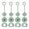 thumbnail image 1 of Unique Bargains 4 Set Dust-Proof 30oz Straw Cover Green Silicone, 1 of 5