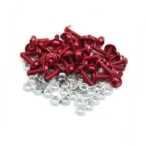 Unique Bargains 40 pcs 5.6mm Hex Socket Head Motorcycle Fairing Bolts Screws Nuts