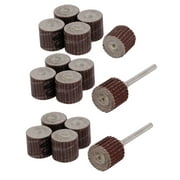Unique Bargains 400 Grit 13mm Dia Sandpaper Flap Sanding Wheel Grinding Polishing Tool 15pcs
